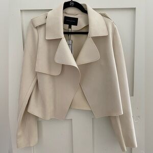 Banana Republic Suede Crop Jacket